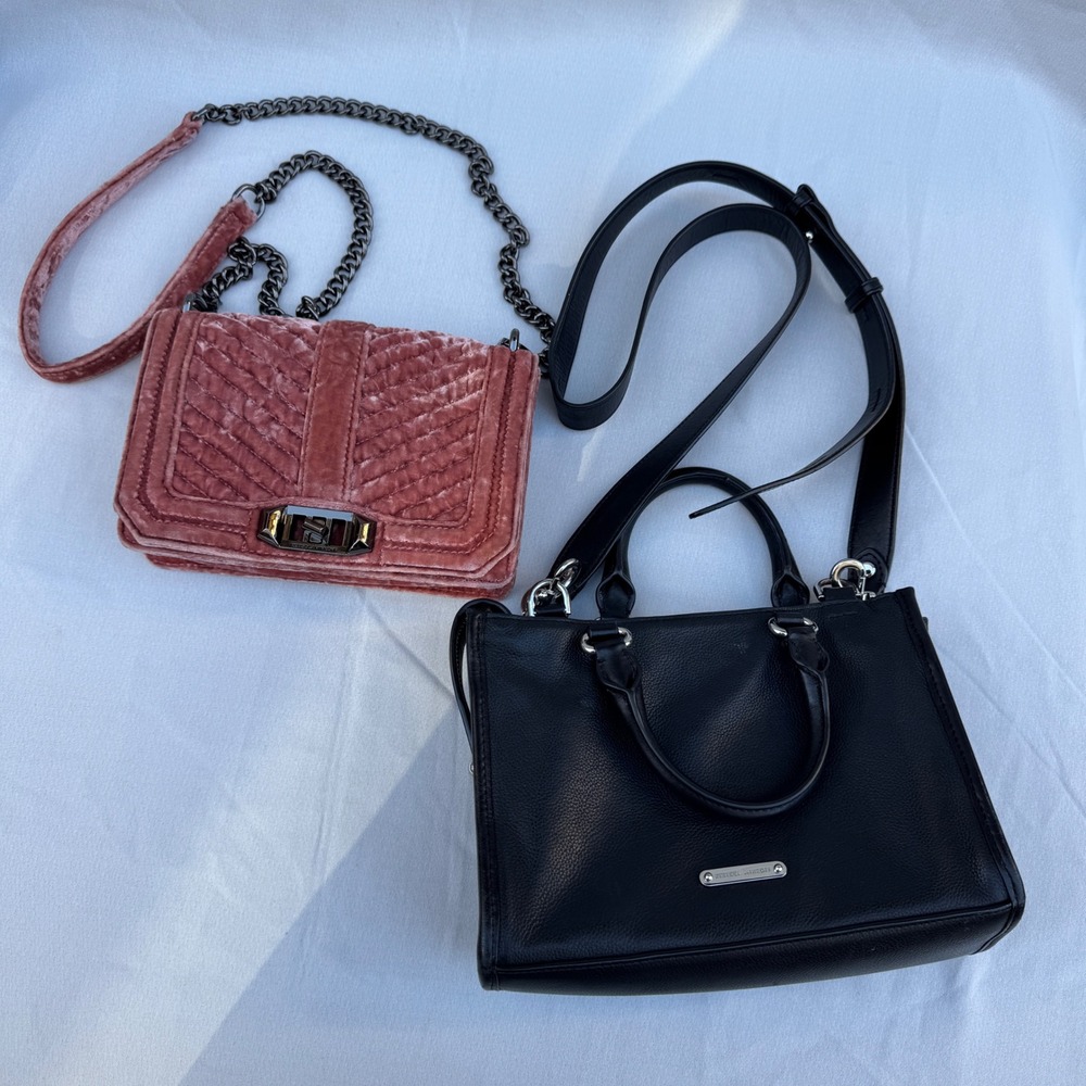 Rebecca Minkoff Small Love Crossbody Pink Velvet Quilted Gunmetal HF18EJPS49